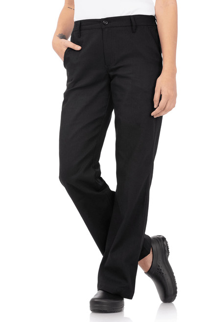 Chef Works womens Professional Series chefs pants, Black, XX-Large US