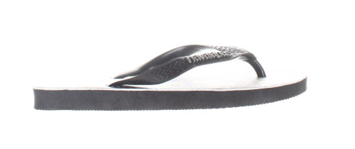 Havaianas Womens Black T-Strap Sandals Size 8 (Wide) (7659147)