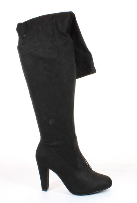 Nature Breeze Womens Radiance Black Fashion Boots Size 9 (7660990)