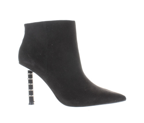 JLO by Jennifer Lopez Womens Porchia2 Black Ankle Boots Size 7.5 (7686612)