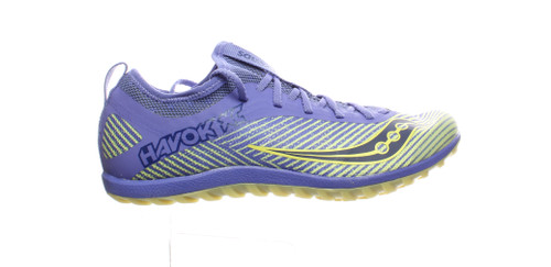 Saucony Womens Havok Xc2 Purple/Yellow Running Shoes Size 6.5 (1780380)