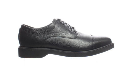 George Brown Mens Butch Black Oxford Dress Shoe Size 13 (1811609)