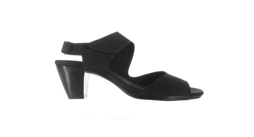 Munro Womens Fabina Black Ankle Strap Heels Size 7.5 (AAA+)