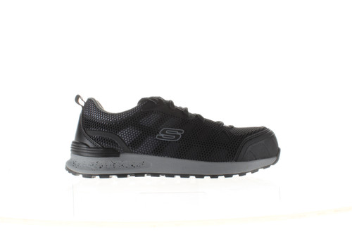 Skechers Womens Bulklin-Lyndale Black/Grey Safety Shoes Size 9 (2089519)
