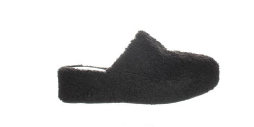 Farylrobin Womens Kaiden Black Faux Fur Mule Slippers Size 9 (2090662)