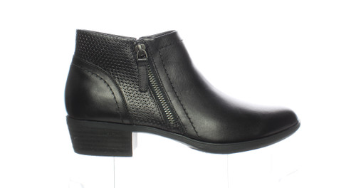 Cobb Hill Womens Oliana Panel Black Ankle Boots Size 7 (Narrow) (1631560)
