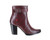 Marc Joseph Womens River Rd Burgundy Ankle Boots Size 5.5 (7321492)