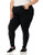 WallFlower Womens Ultra Skinny Mid-Rise Insta Soft Juniors Jeans (Standard and Plus), Black/Logan, 14 Plus