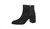 Johnston & Murphy Womens Finley Black Suede Ankle Boots Size 8 (1583839)