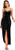 Ababalaya Elegant Spaghetti Strap Velvet Holiday Party Dresses for Women, Black, S