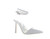 JLO by Jennifer Lopez Womens Calea White Ankle Strap Heels Size 6.5 (7686034)