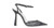 JLO by Jennifer Lopez Womens Harlio Black Ankle Strap Heels Size 10 (7687376)