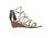 Lucky Brand Womens Jilses Platinum Sandals Size 6