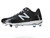 New Balance Mens Pl4040k5 Black/White Baseball Cleats Size 16 (2064859)