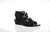 Bella Vita Womens Ingrid Black Suede Sandals Size 8.5 (1431486)