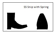 Lucchese S5 Toe, Snip with Spring