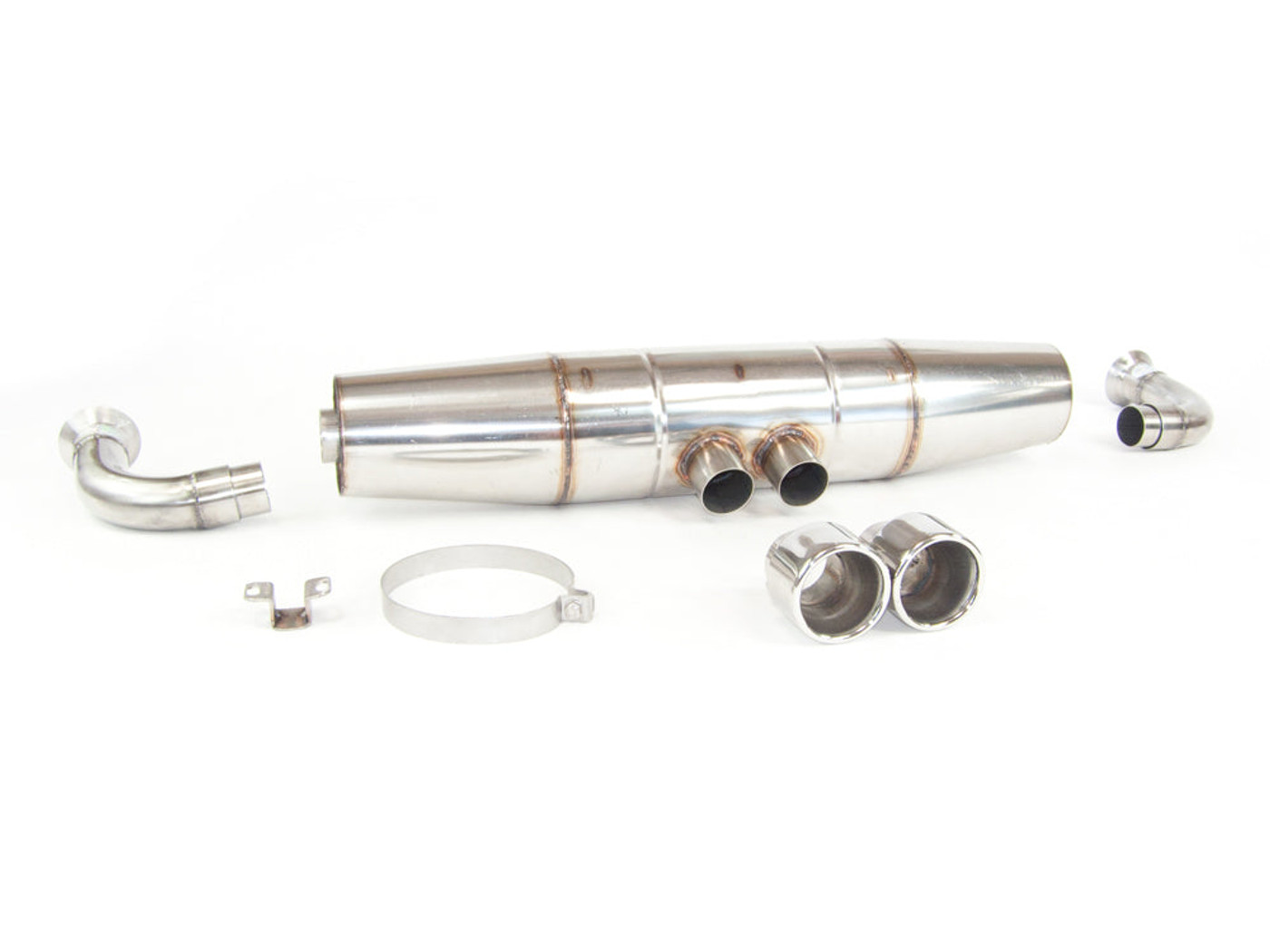 Quicksilver Exhaust System -  Porsche 911 GT3 (977) Sport Exhaust INC. Manifolds (2006 on) Quicksilver Exhaust System -  Porsche 911 GT3 (977) Sport Exhaust INC. Manifolds (2006 on)