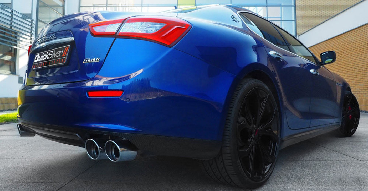 Quicksilver Exhaust System -  Maserati Ghibli inc. S, Q4 Petrol - Sport Exhaust with Sound ArchitectTM (2014 on)