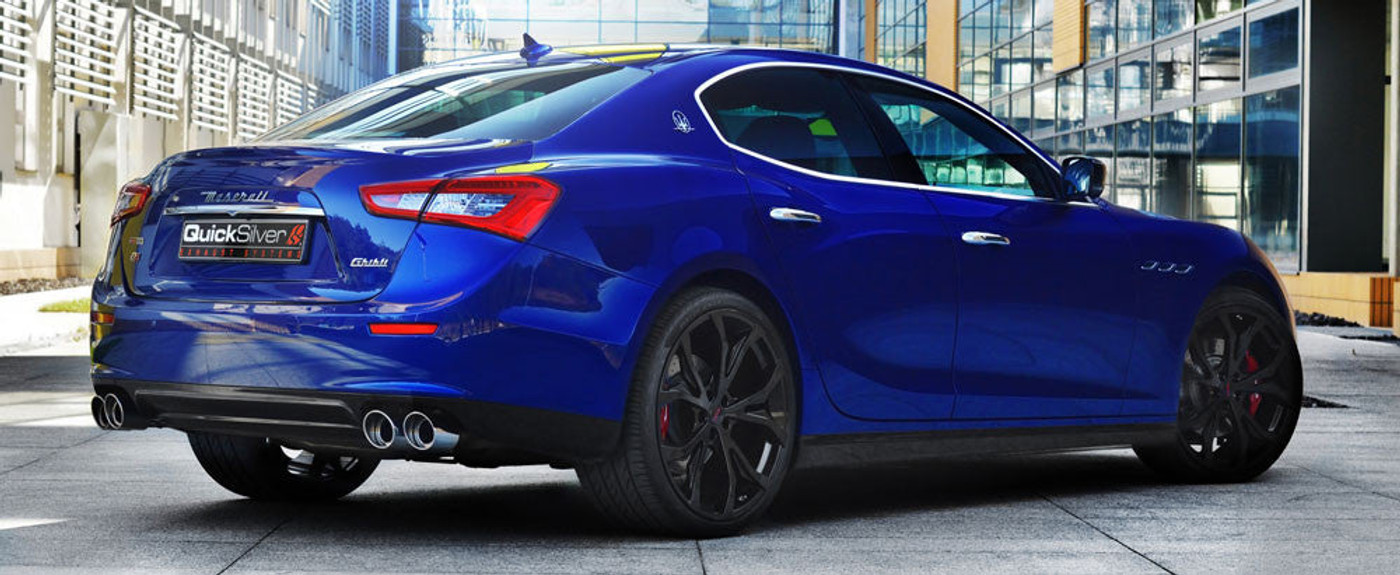 Quicksilver Exhaust System -  Maserati Ghibli inc. S, Q4 Petrol - Sport Exhaust with Sound ArchitectTM (2014 on)