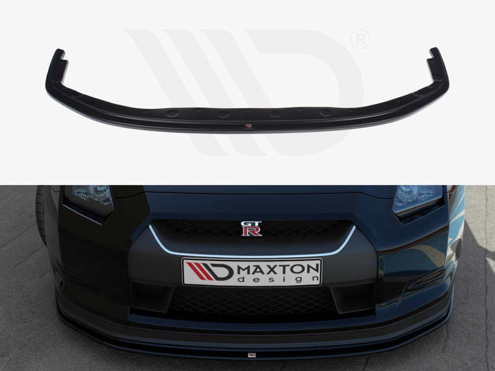 Maxton Front Splitter V.2 Nissan GT-R Pre-Facelift Coupe (R35-SERIES) (2007-2010)