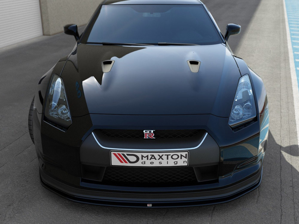 Maxton Front Splitter V.2 Nissan GT-R Pre-Facelift Coupe (R35-SERIES) (2007-2010)