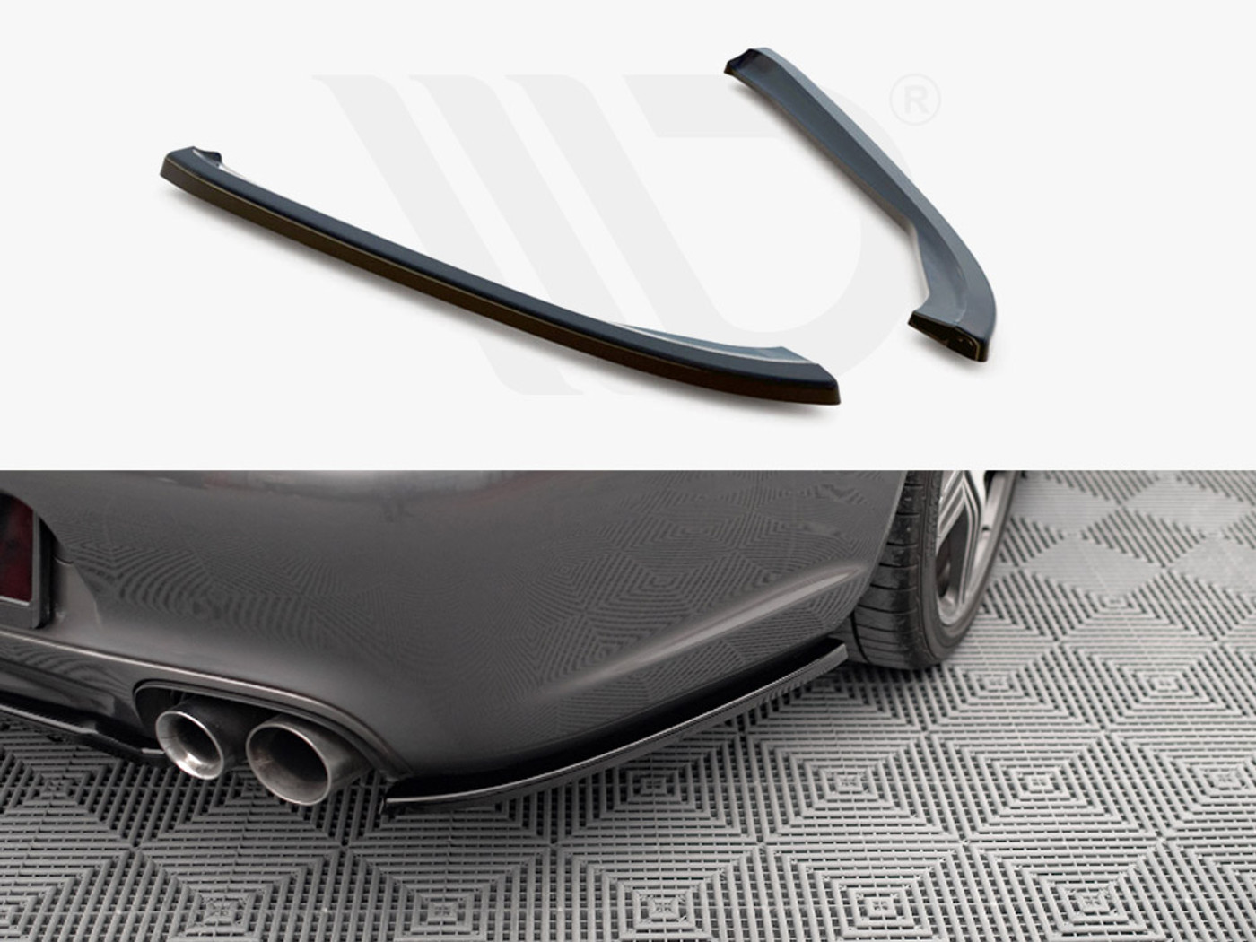 Maxton Rear Side Splitters Porsche 911 Carrera / Carrera GTS 997 Facelift