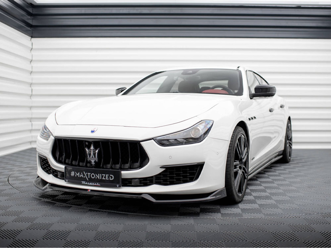 Maxton Front Splitter V.1 Maserati Ghibli Mk3 Facelift Maxton Front Splitter V.1 Maserati Ghibli Mk3 Facelift
