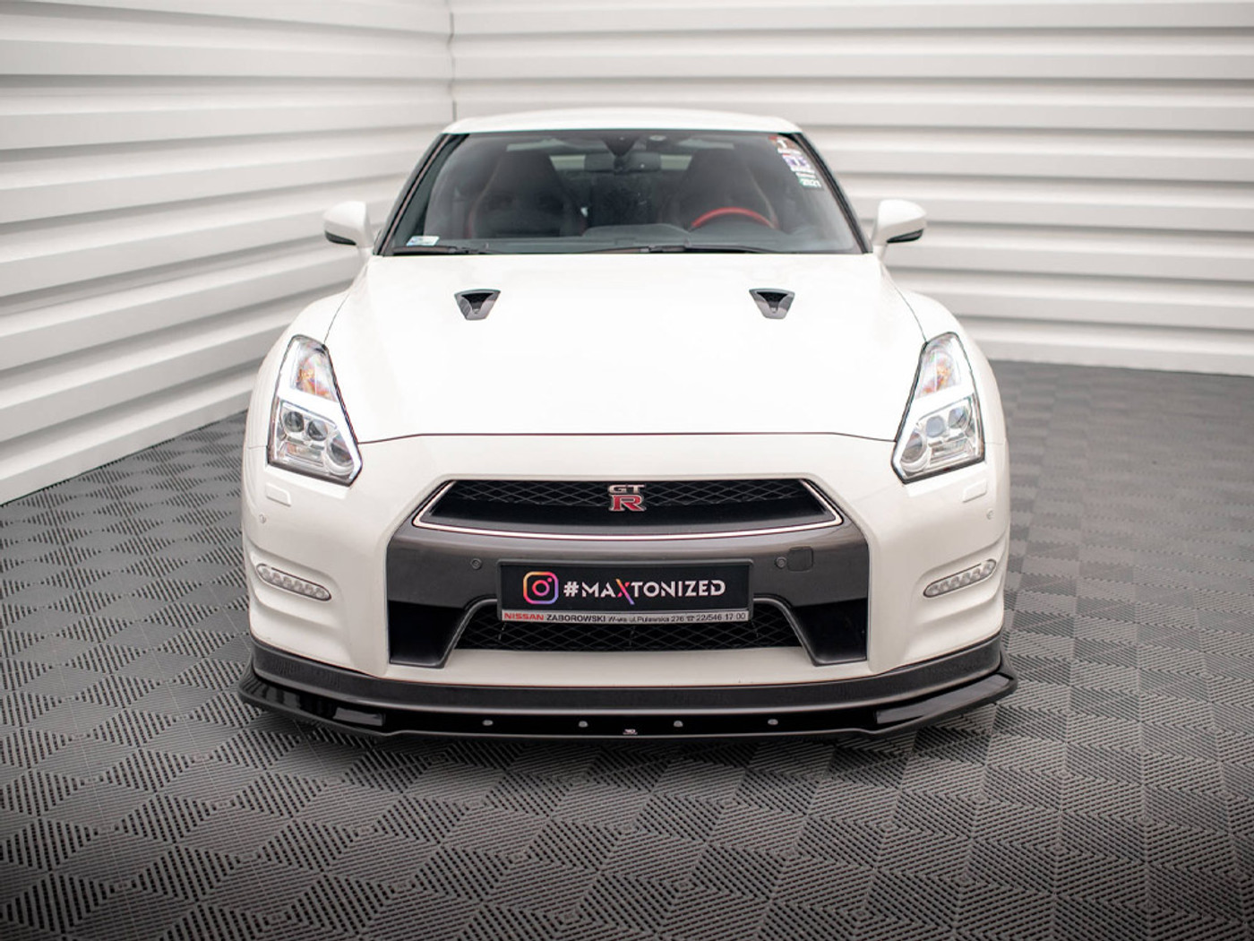 Maxton Front Splitter Nissan GTR R35 1st Facelift Maxton Front Splitter Nissan GTR R35 1st Facelift