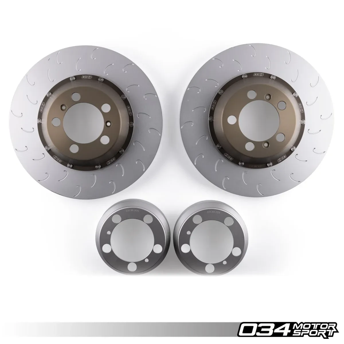 034Motorsport 2-Piece Floating Rear Brake Rotor Upgrade - 991.1/991.2 Porsche 911 GT3