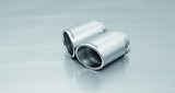 Remus Exhaust Non-Resonated Cat back system with integrated vacuum controlled valves with 4 tail pipes 102 mm angled/angled, rolled edge, chromed - Giulia Type 952 2.9 V6 Quadrifoglio 375 kW  2016-