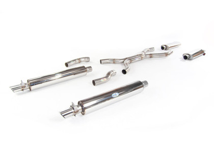 Quicksilver Exhaust System - Aston Martin V8 inc. Vantage and Volante Stainless Steel Sport Exhaust (1973-89)