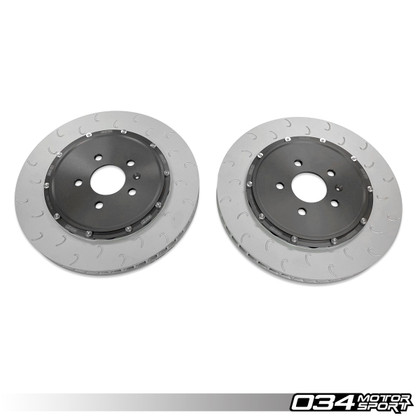 034Motorsport 2-piece Floating Front Brake Rotor Upgrade Kit - Audi R8 Gen 1 & Gen 1.5