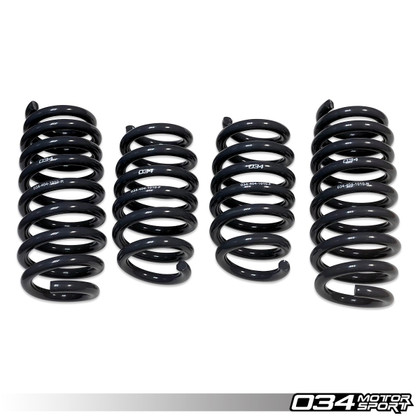 034Motorsport Dynamic+ Lowering Springs For Gen 1 & 1.5 Audi R8 4.2 Fsi And 5.2 Fsi