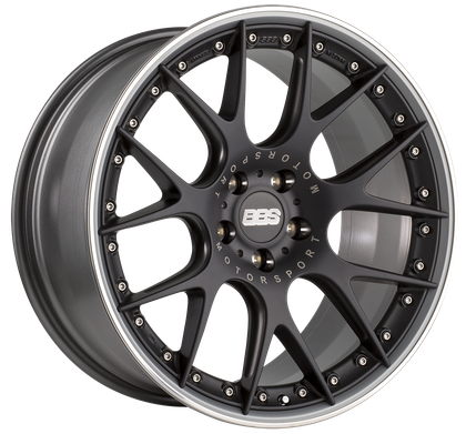 BBS CH-RII - 20x9.5 (Each) | ET25 | 5x112 | CB-82.0	- Satin black/Titanium
