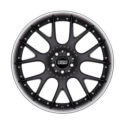 BBS CH-RII - 20x9.5 (Each) | ET25 | 5x112 | CB-82.0	- Satin black/Titanium