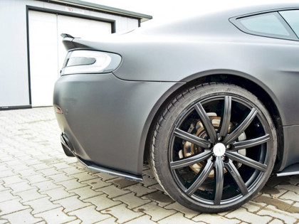 Maxton Rear Side Splitters Aston Martin V8 Vantage - Textured