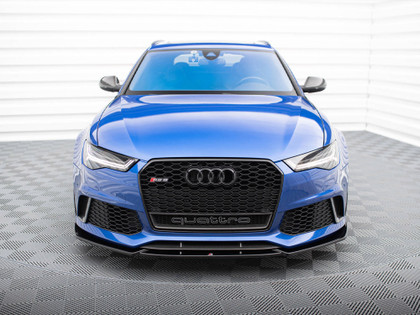 Maxton Front Splitter V.4 Audi RS6 C7 Maxton Front Splitter V.4 Audi RS6 C7