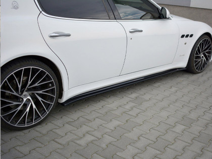 Maxton Side Skirts Diffusers Maserati Quattroporte MK5 Facelift (2009-2012)