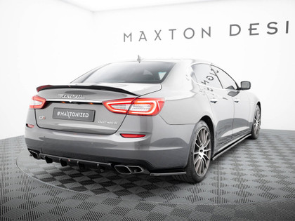 Maxton Rear Side Splitters Maserati Quattroporte Mk6 - Carbon Look Maxton Rear Side Splitters Maserati Quattroporte Mk6 - Carbon Look