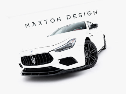 Maxton Front Splitter Maserati Ghibli Modena Mk3 Facelift Maxton Front Splitter Maserati Ghibli Modena Mk3 Facelift