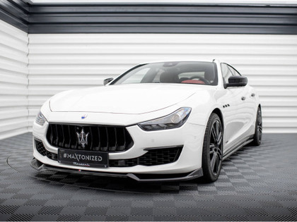Maxton Front Splitter V.1 Maserati Ghibli Mk3 Facelift Maxton Front Splitter V.1 Maserati Ghibli Mk3 Facelift