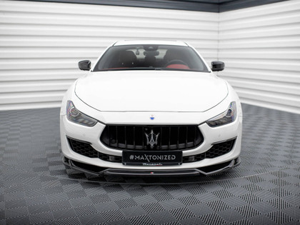 Maxton Front Splitter V.2 Maserati Ghibli Mk3 Facelift Maxton Front Splitter V.2 Maserati Ghibli Mk3 Facelift