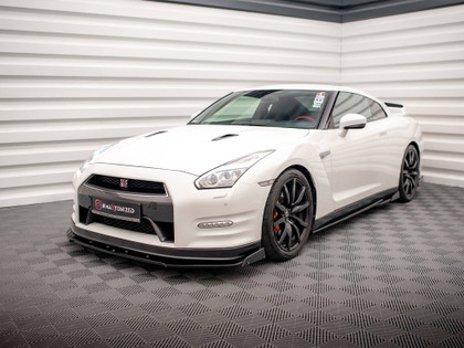 Maxton Front Splitter + Flaps Nissan GTR R35 1st Facelift Maxton Front Splitter + Flaps Nissan GTR R35 1st Facelift