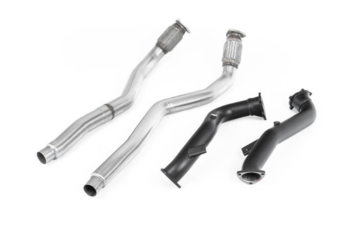 Milltek Large-bore Downpipes and Cat Bypass Pipes - RS6 C7