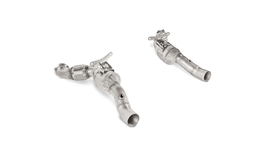 Ferrari 488 GTB / 488 Spider - Akrapovic - Link Pipe Set w/ Cat (SS)