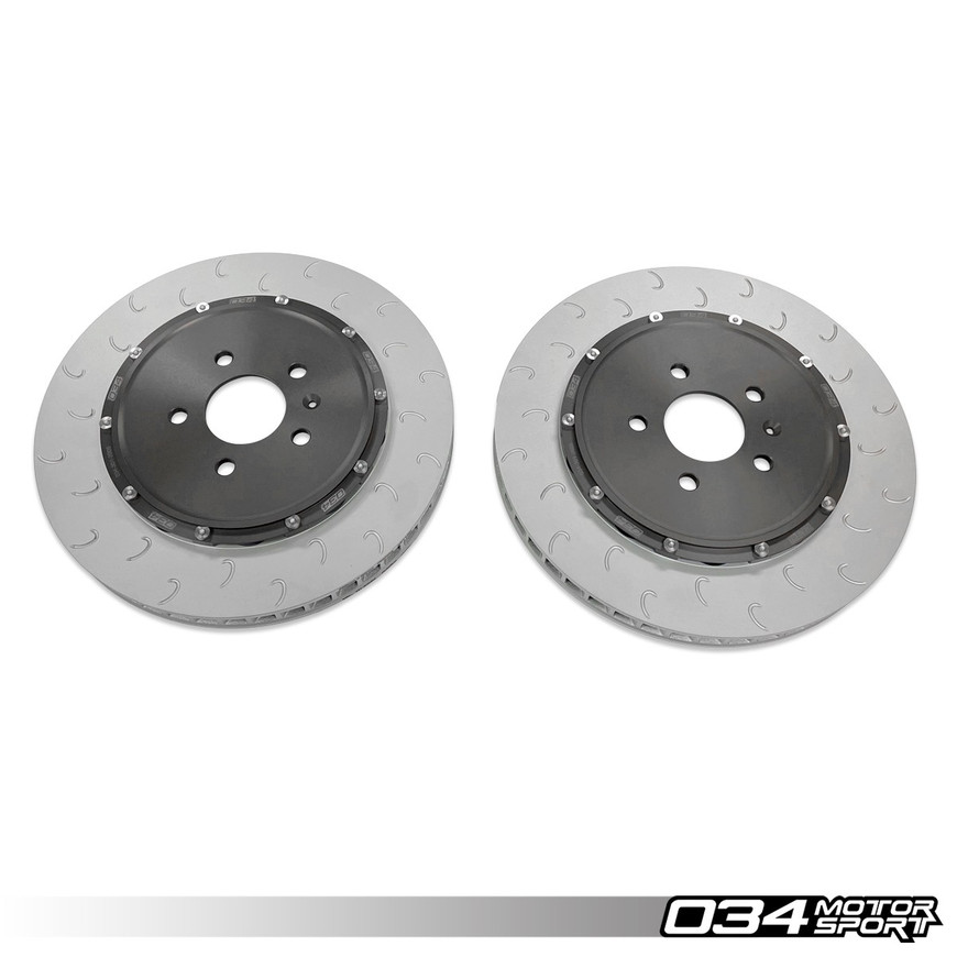 034Motorsport 2-piece Floating Front Brake Rotor Upgrade Kit - Audi R8 Gen 1 & Gen 1.5