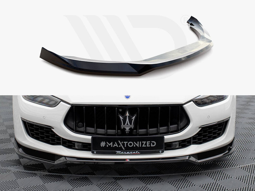 Maxton Front Splitter V.1 Maserati Ghibli Mk3 Facelift Maxton Front Splitter V.1 Maserati Ghibli Mk3 Facelift
