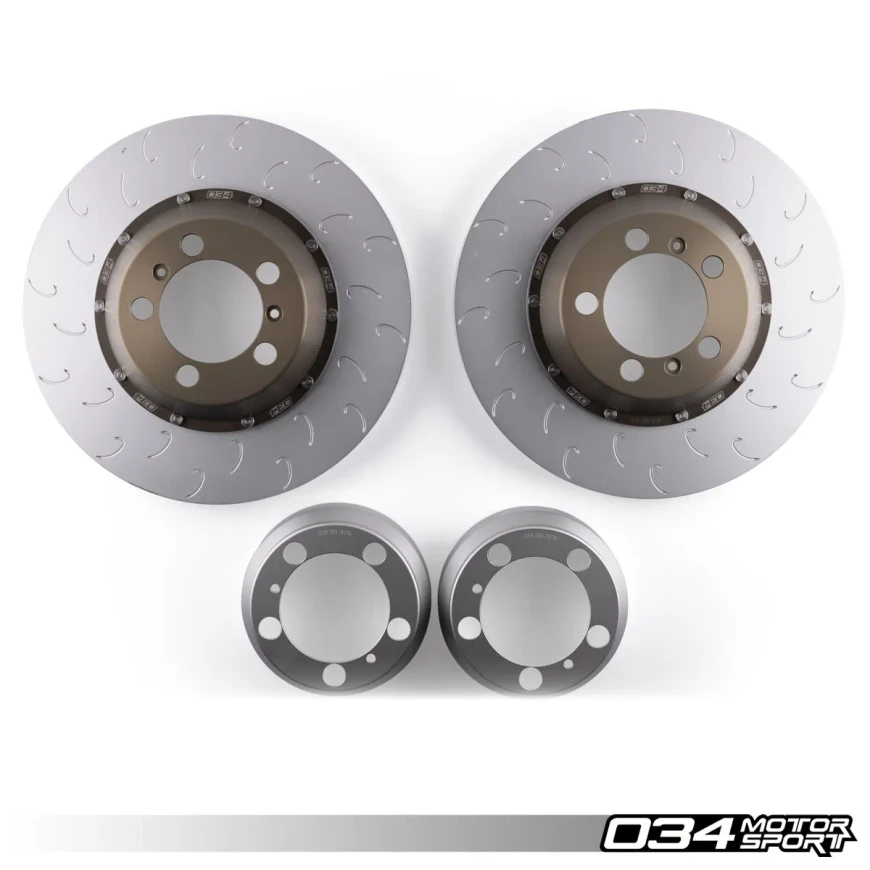 034Motorsport 2-Piece Floating Rear Brake Rotor Upgrade - 991.1/991.2 Porsche 911 GT3