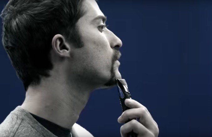 Step 3 image. Define your mustache shape.