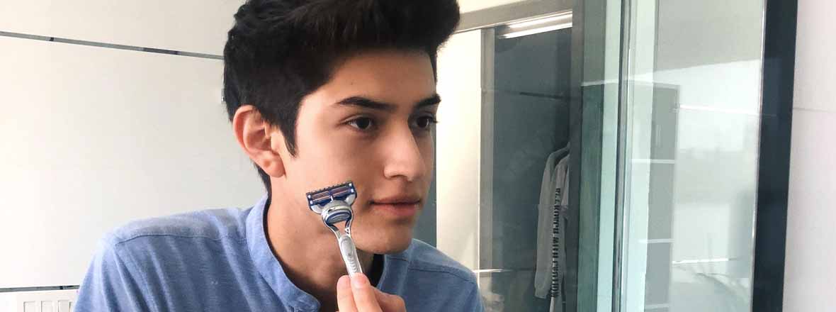 First time shave